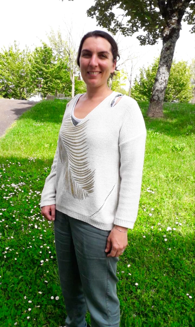 CAROLINE adhérente du GEM Les tournesols charentais