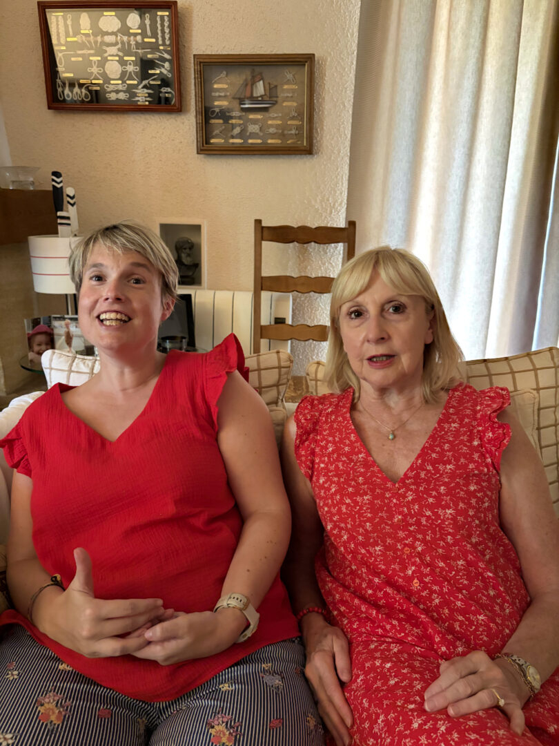 Cynthia et sa maman Élisabeth